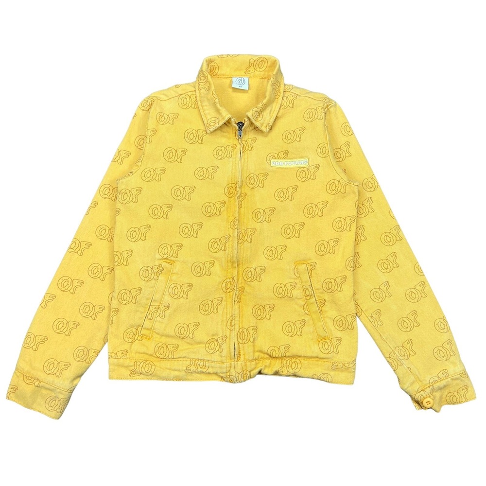 Women's Odd Future Denim Jeans Jacket Yellow - XS